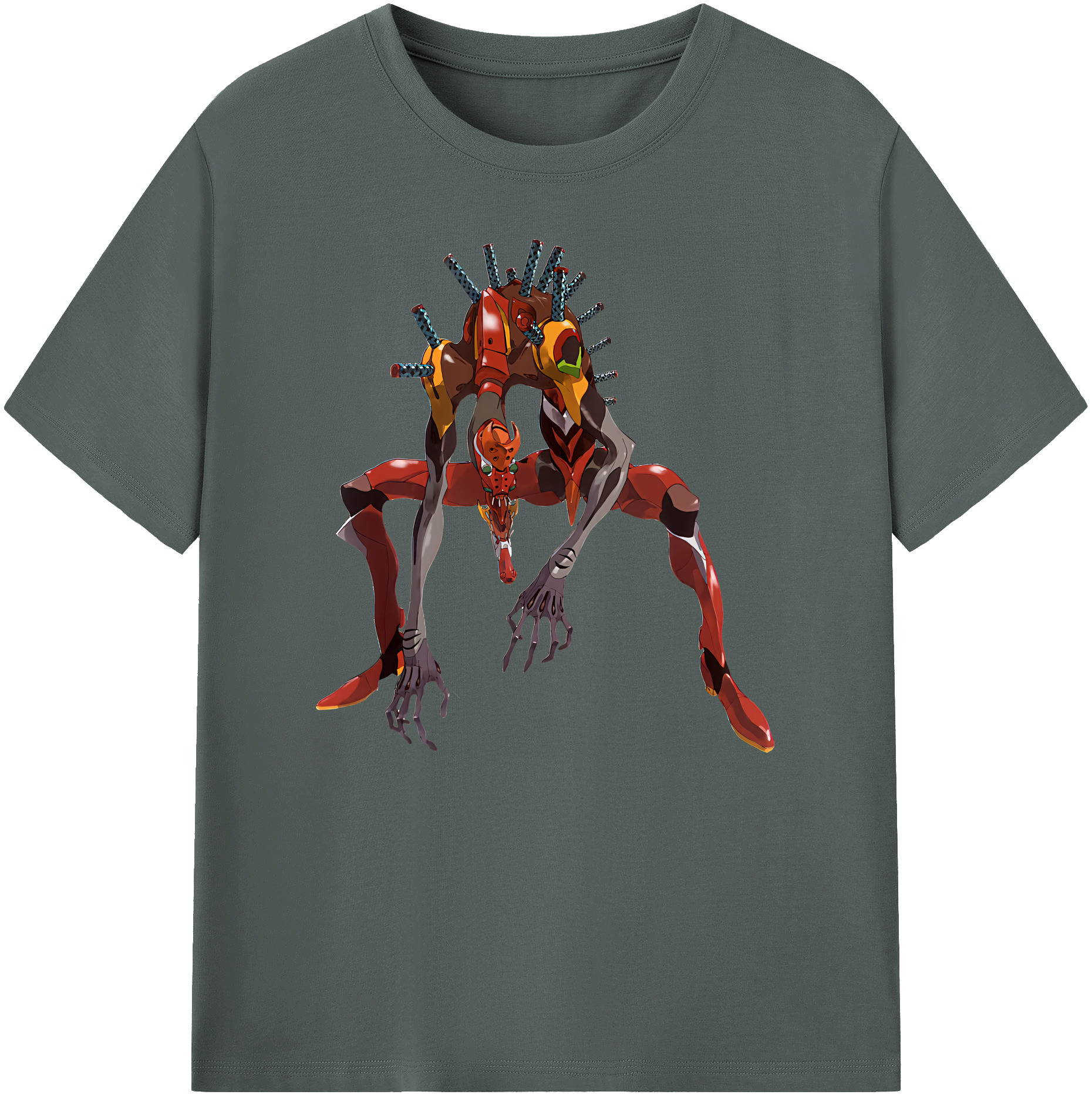 （画像用） EVA 新世紀エヴァンゲリオン 綿100％ メンズ半袖Tシャツ｜肌触りやわらか＆通気性